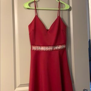 Red Skater dress
